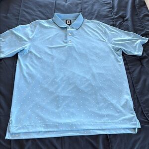 FootJoy Men's Light Blue Polo Shirt